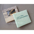 High Quality Embroidery Fabric Photo Album Printed Paper Photo Album with Window